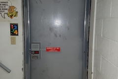 New hardware on rear door
